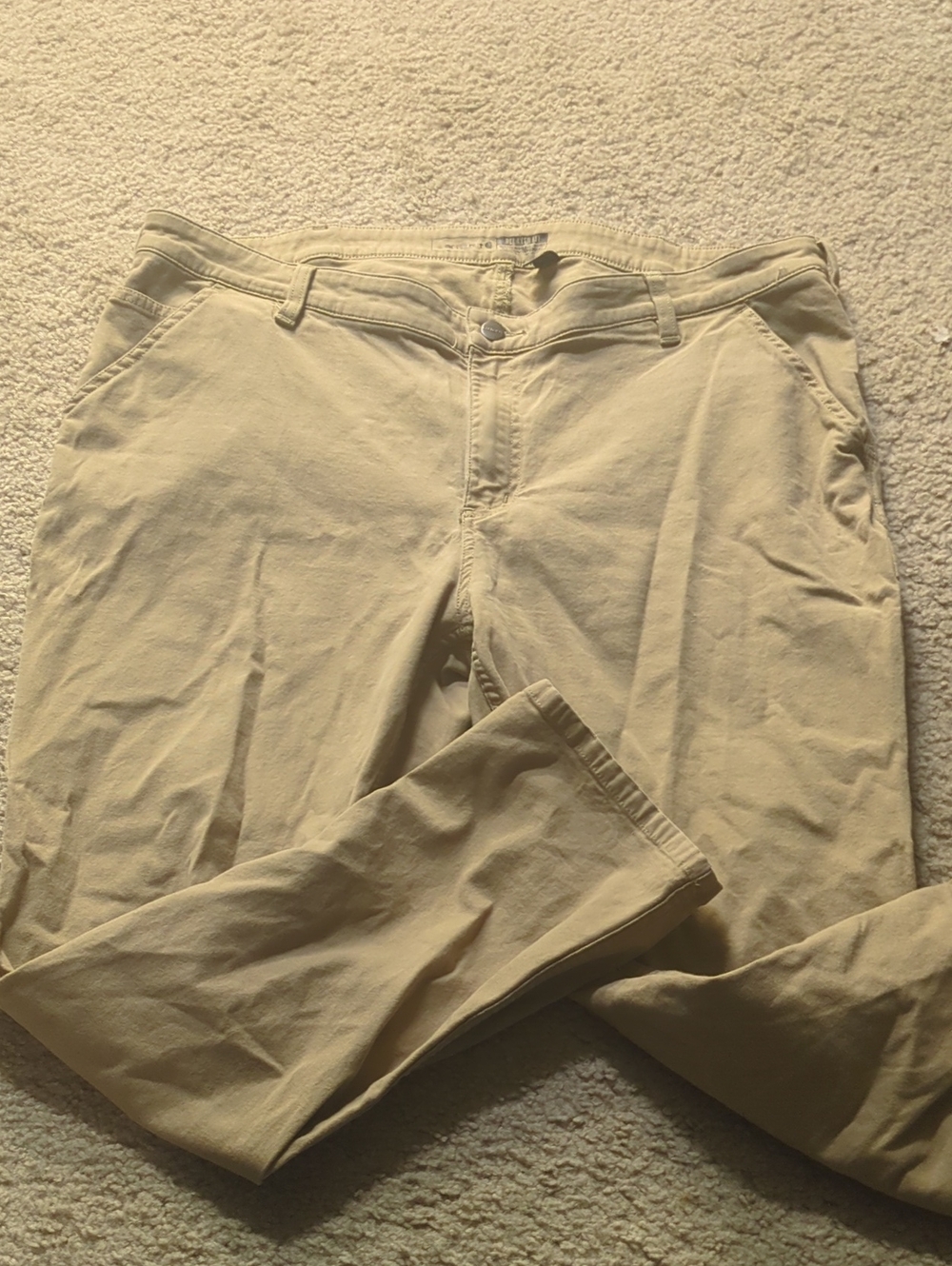 Carhartt Women's Khaki Straight-Leg Chinos